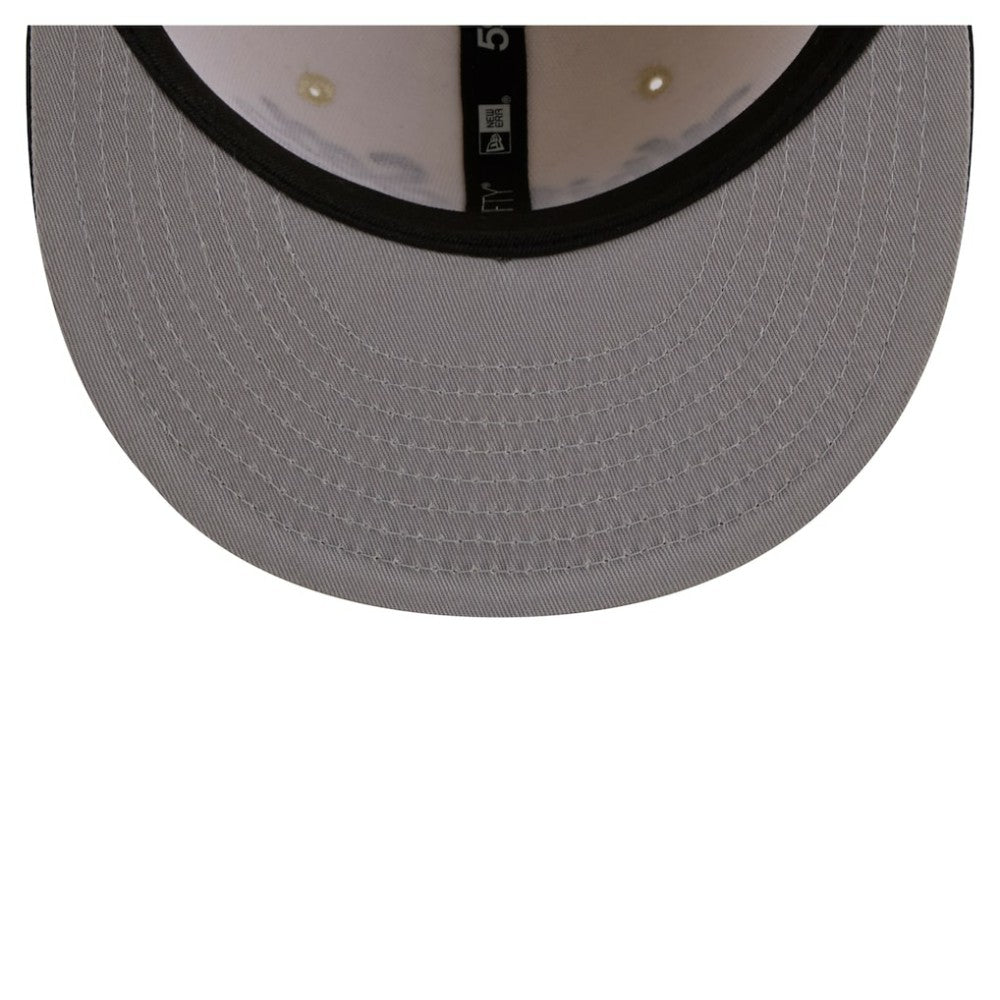 Chicago White Sox Two-Tone Stitch 59FIFTY Fitted Hat Cream | New Era