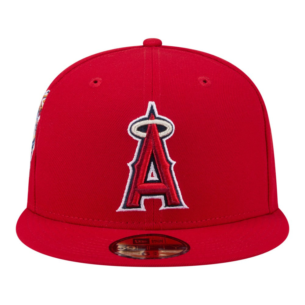 Los Angeles Angels Hidden Hit 59FIFTY Fitted Hat Red | New Era