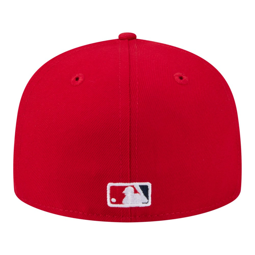 Los Angeles Angels Hidden Hit 59FIFTY Fitted Hat Red | New Era