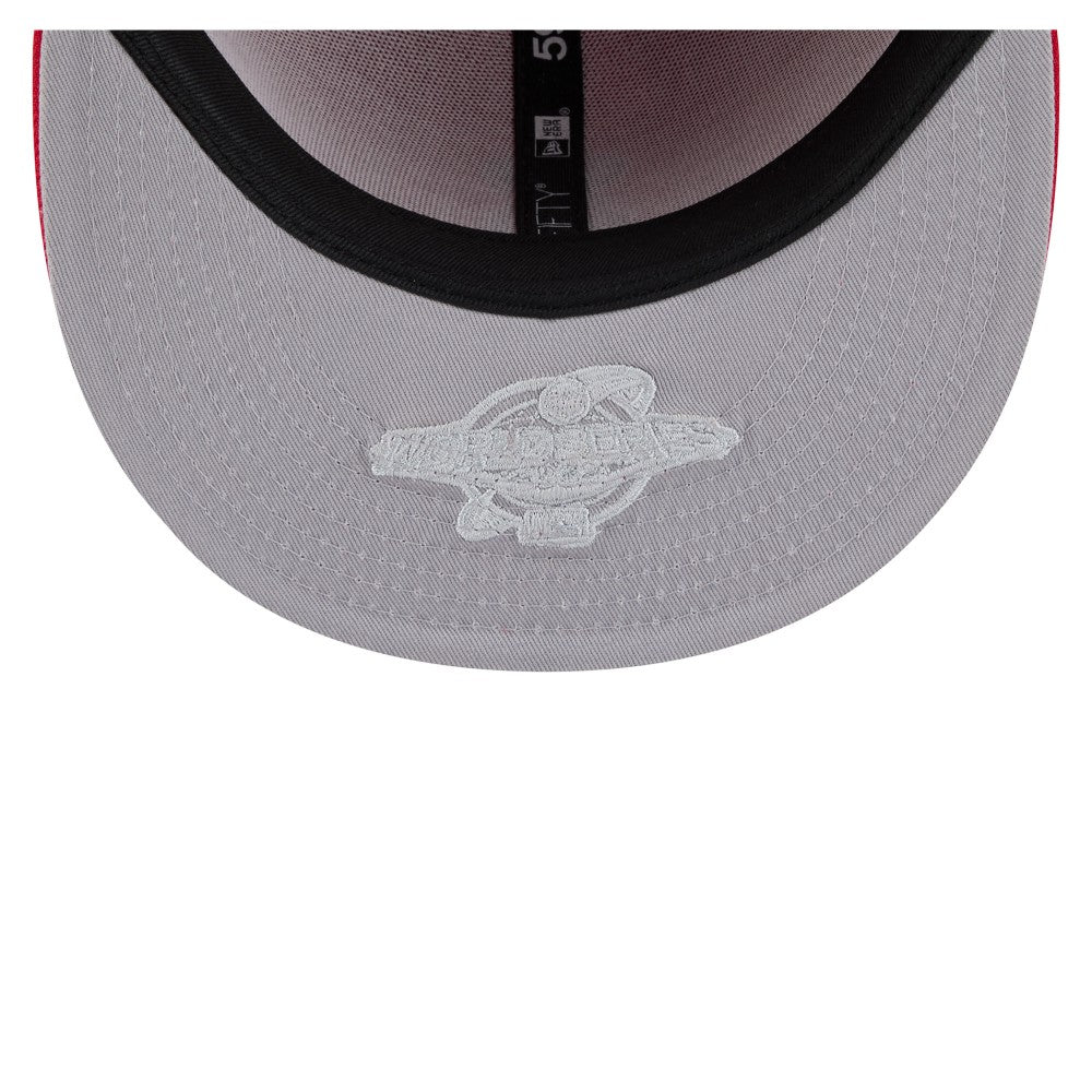 Los Angeles Angels Hidden Hit 59FIFTY Fitted Hat Red | New Era