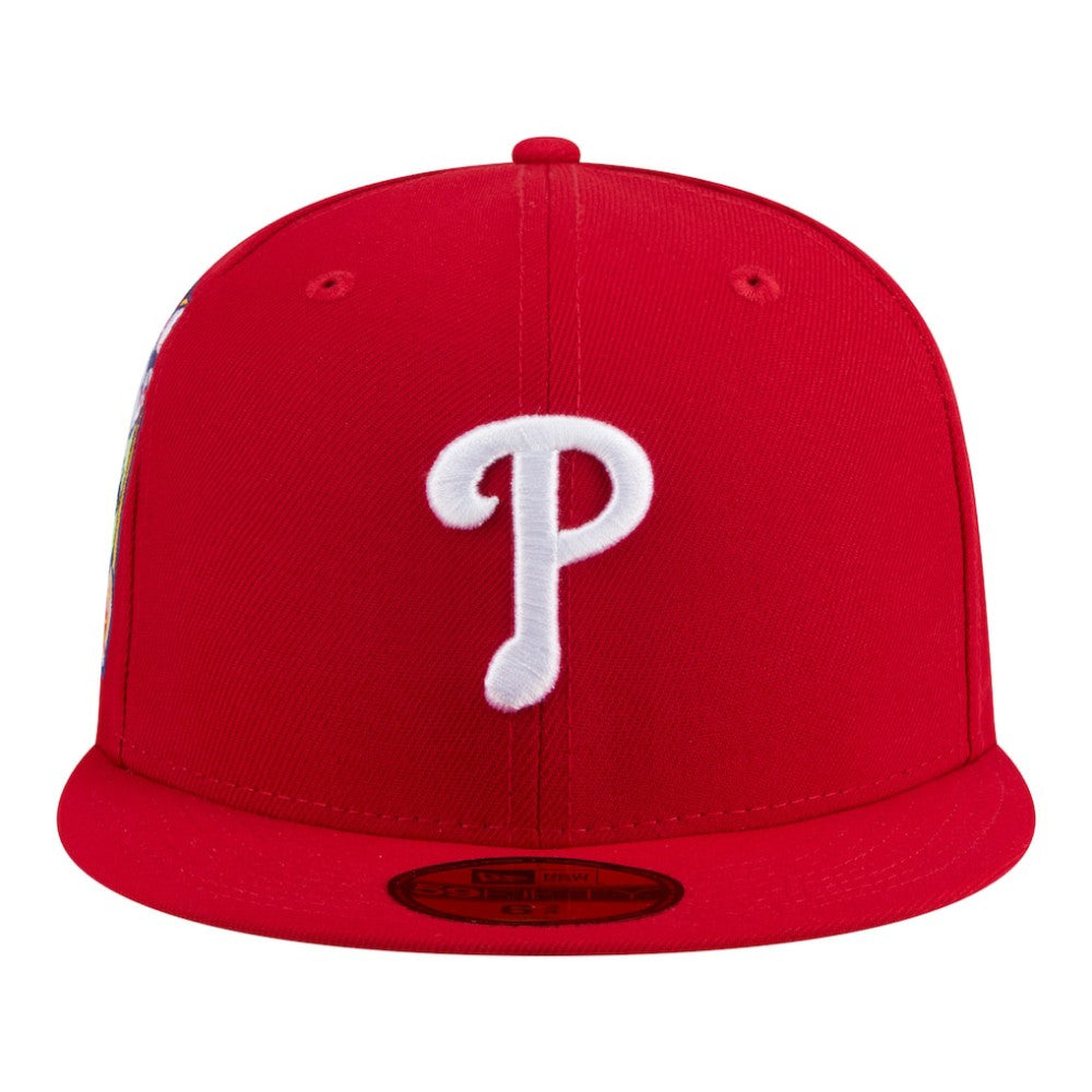 Philadelphia Phillies Hidden Hit 59FIFTY Fitted Hat Red | New Era