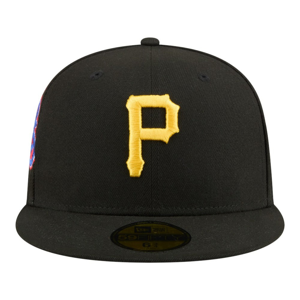Pittsburgh Pirates Hidden Hit 59FIFTY Fitted Hat Black | New Era