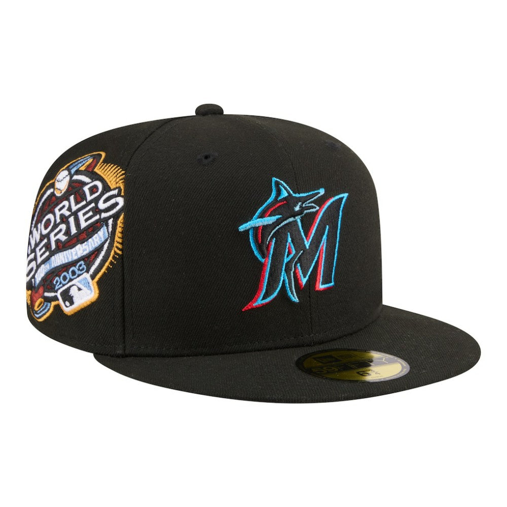 Miami Marlins Hidden Hit 59FIFTY Fitted Hat Black | New Era