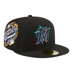 Miami Marlins Hidden Hit 59FIFTY Fitted Hat Black | New Era