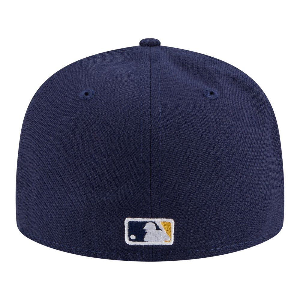 Milwaukee Brewers Hidden Hit 59FIFTY Fitted Hat Navy | New Era