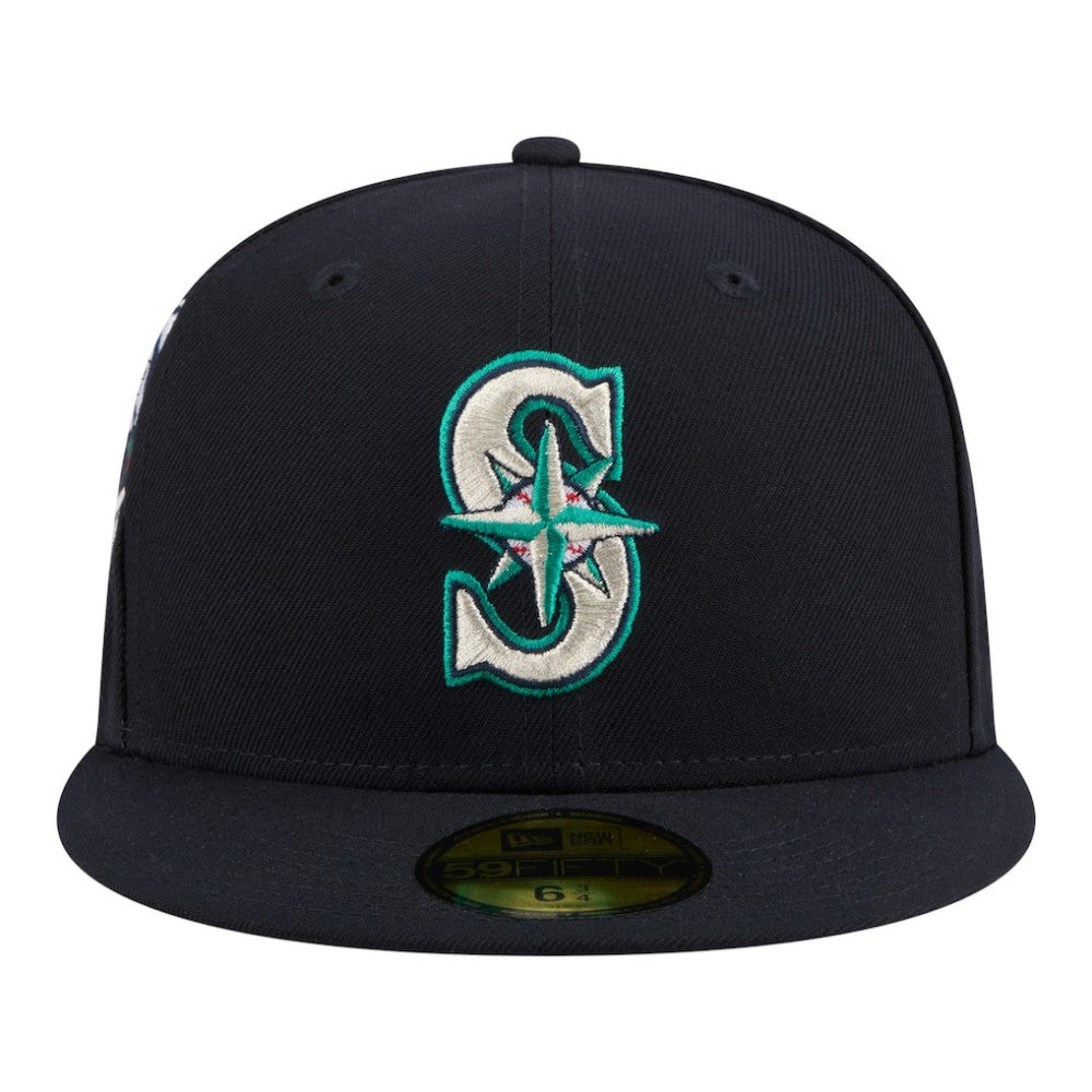 Seattle Mariners Hidden Hit 59FIFTY Fitted Hat Navy | New Era
