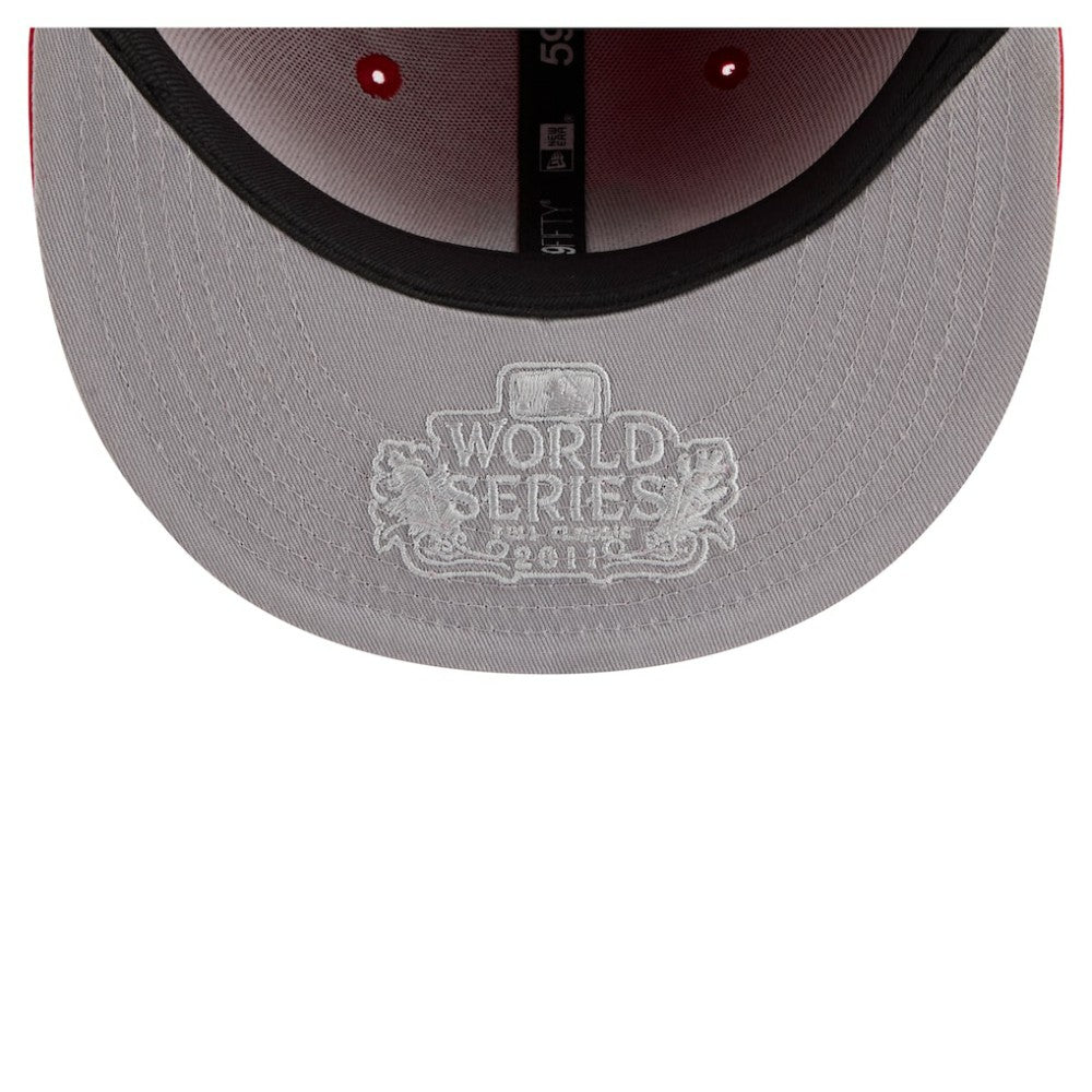 St. Louis Cardinals Hidden Hit 59FIFTY Fitted Hat Red | New Era