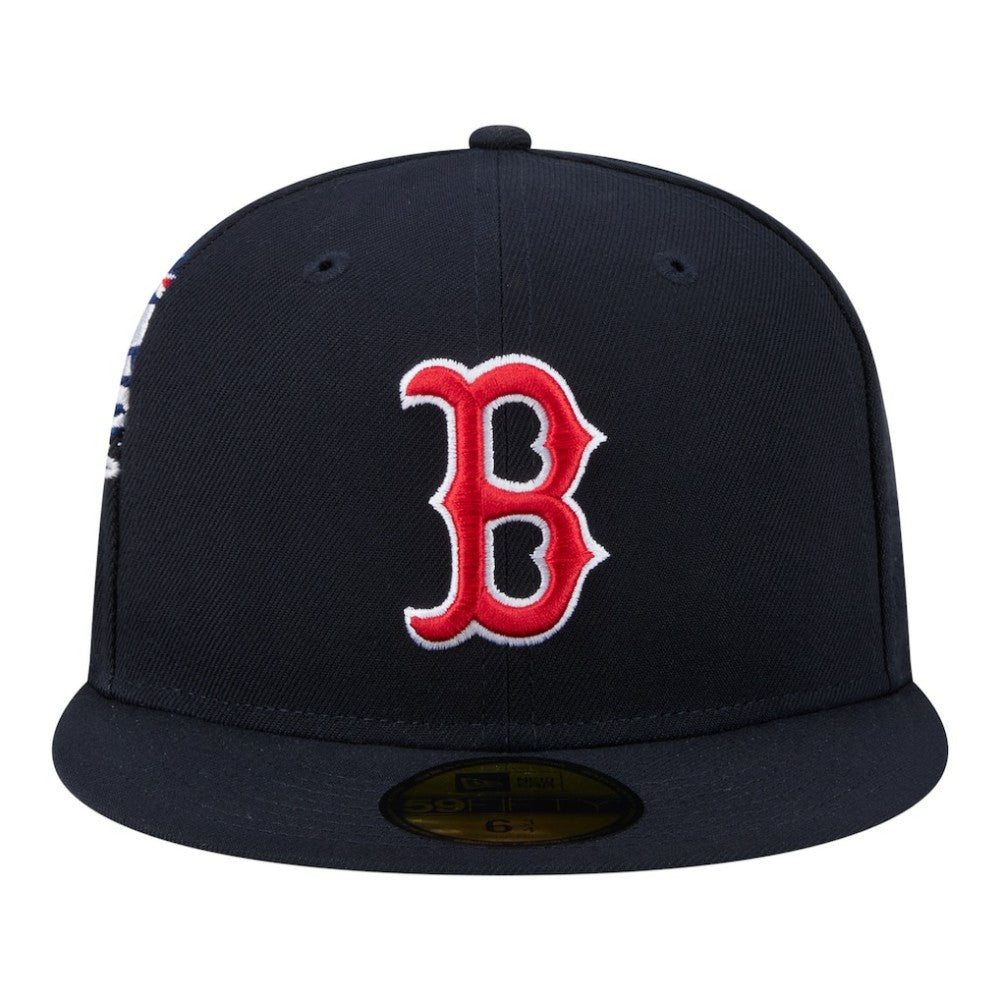 Boston Red Sox Hidden Hit 59FIFTY Fitted Hat Navy | New Era