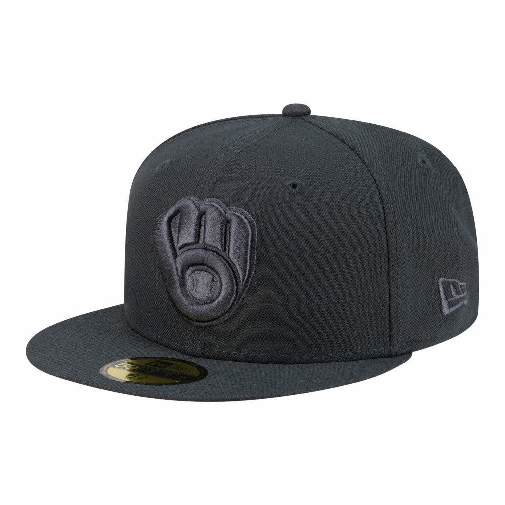 Milwaukee Brewers Color Pack 59FIFTY Fitted Hat Charcoal | New Era