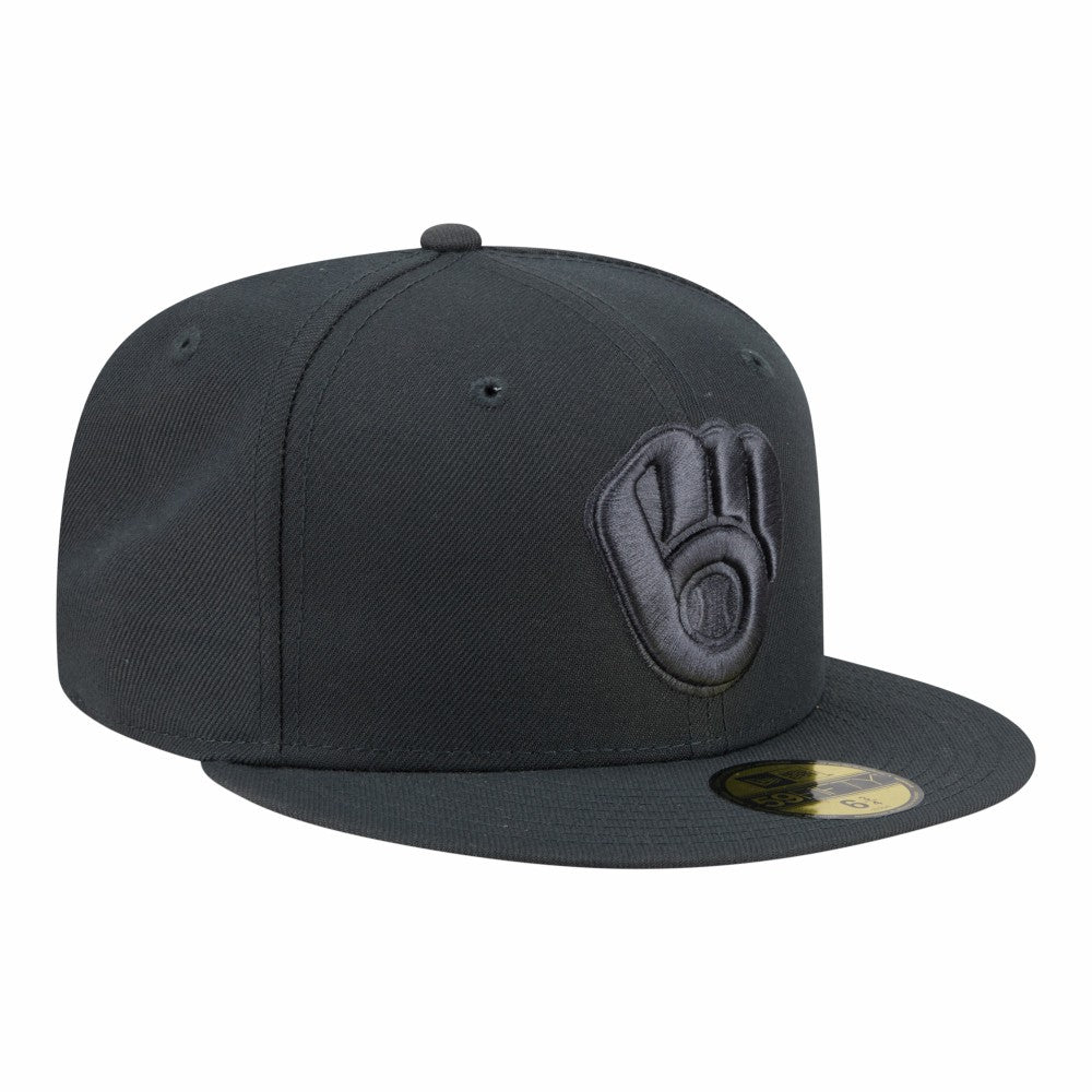 Milwaukee Brewers Color Pack 59FIFTY Fitted Hat Charcoal | New Era