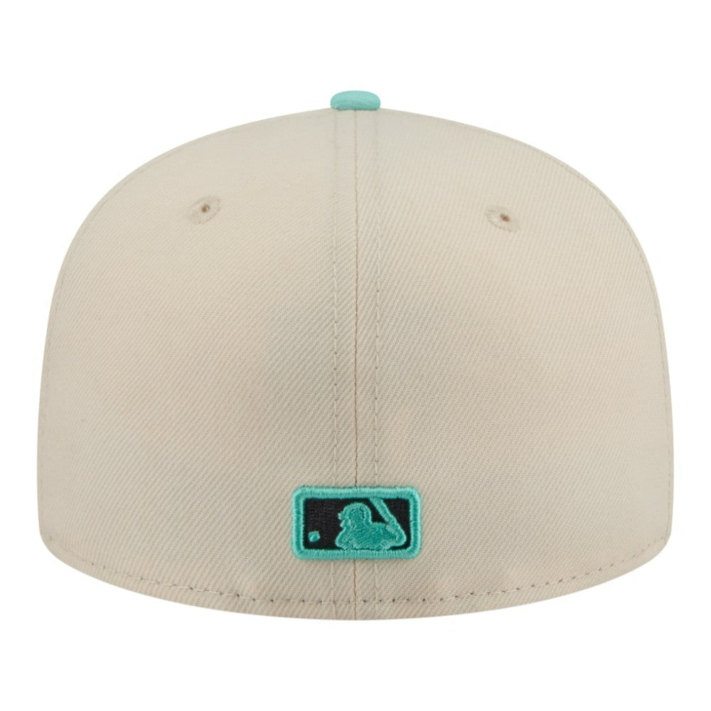 Boston Red Sox Two-Tone Color Pack 59FIFTY Fitted Hat Light Beige/Turquoise | New Era