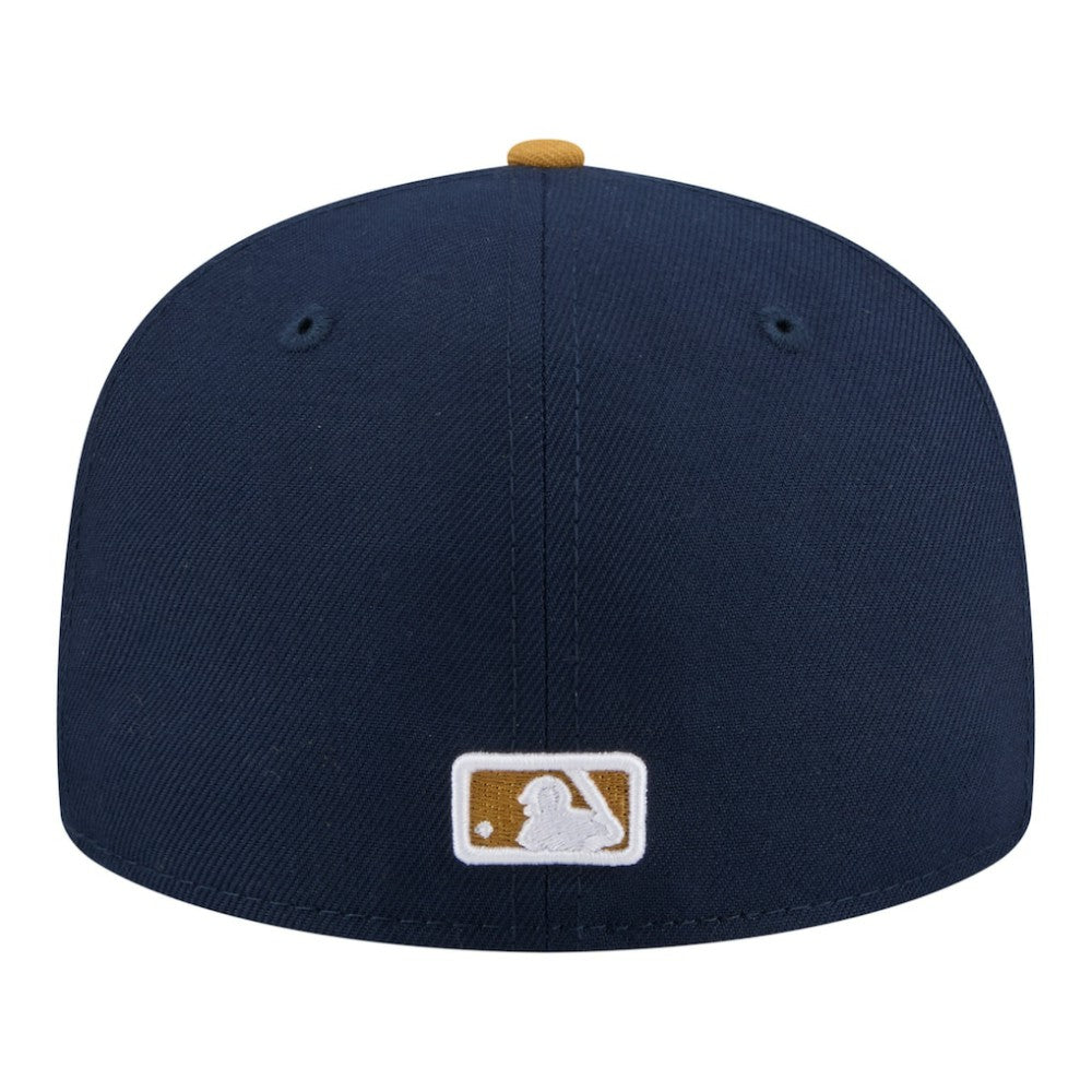 Boston Red Sox Two-Tone Color Pack 59FIFTY Fitted Hat Navy/Khaki | New Era
