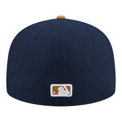 Boston Red Sox Two-Tone Color Pack 59FIFTY Fitted Hat Navy/Khaki | New Era