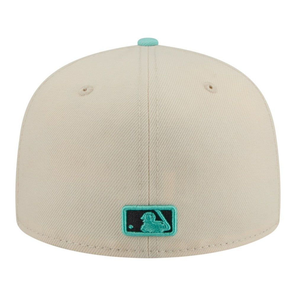 Chicago White Sox Two-Tone Color Pack 59FIFTY Fitted Hat Light Beige/Turquoise | New Era