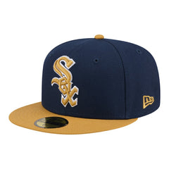 Chicago White Sox Two-Tone Color Pack 59FIFTY Fitted Hat Navy/Khaki | New Era