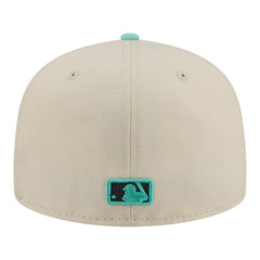 Cincinnati Reds Two-Tone Color Pack 59FIFTY Fitted Hat Light Beige/Turquoise | New Era