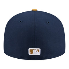 Chicago Cubs Two-Tone Color Pack 59FIFTY Fitted Hat Navy/Khaki | New Era
