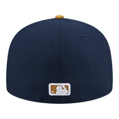 Los Angeles Angels Two-Tone Color Pack 59FIFTY Fitted Hat Navy/Khaki | New Era