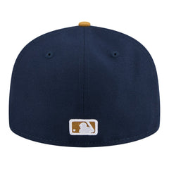 Los Angeles Dodgers Two-Tone Color Pack 59FIFTY Fitted Hat Navy/Khaki | New Era