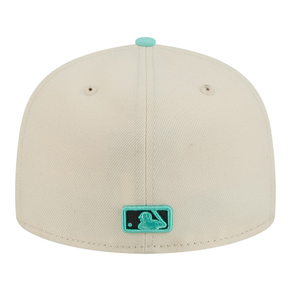 New York Yankees Two-Tone Color Pack 59FIFTY Fitted Hat Light Beige/Turquoise | New Era
