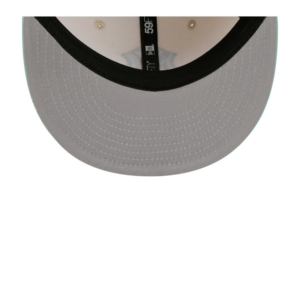 New York Yankees Two-Tone Color Pack 59FIFTY Fitted Hat Light Beige/Turquoise | New Era