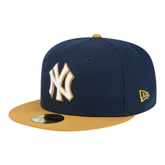 New York Yankees Two-Tone Color Pack 59FIFTY Fitted Hat Navy/Khaki | New Era