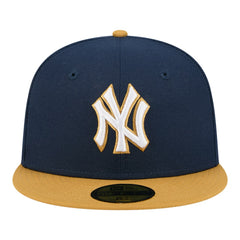 New York Yankees Two-Tone Color Pack 59FIFTY Fitted Hat Navy/Khaki | New Era