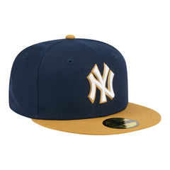 New York Yankees Two-Tone Color Pack 59FIFTY Fitted Hat Navy/Khaki | New Era