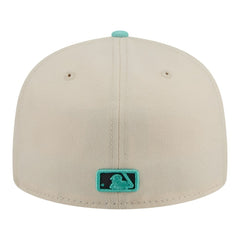 Philadelphia Phillies Two-Tone Color Pack 59FIFTY Fitted Hat Light Beige/Turquoise | New Era