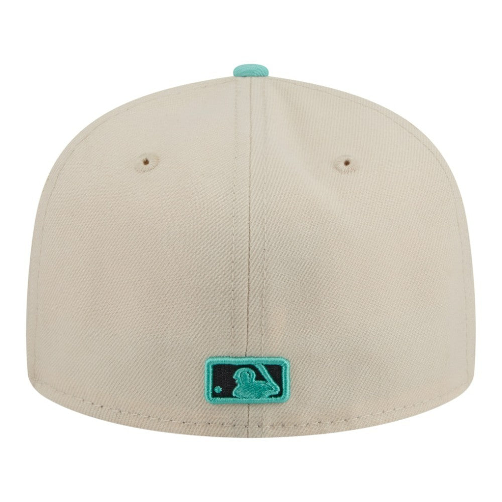 San Diego Padres Two-Tone Color Pack 59FIFTY Fitted Hat Light Beige/Turquoise | New Era
