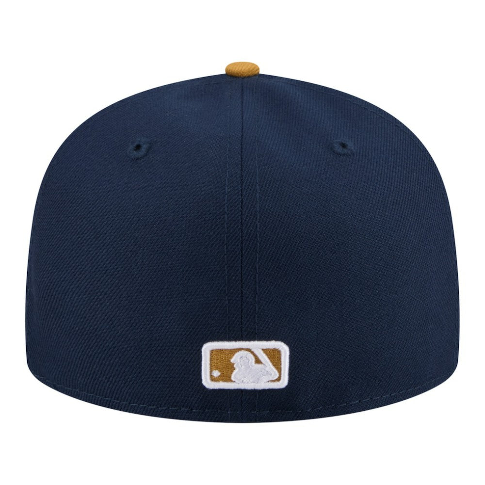 San Diego Padres Two-Tone Color Pack 59FIFTY Fitted Hat Navy/Khaki | New Era