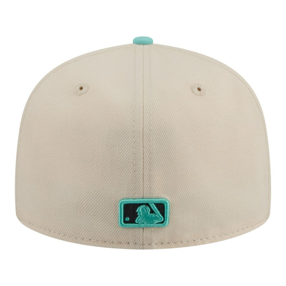 San Francisco Giants Two-Tone Color Pack 59FIFTY Fitted Hat Light Beige/Turquoise | New Era