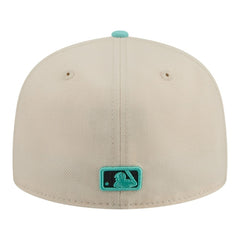 San Francisco Giants Two-Tone Color Pack 59FIFTY Fitted Hat Light Beige/Turquoise | New Era
