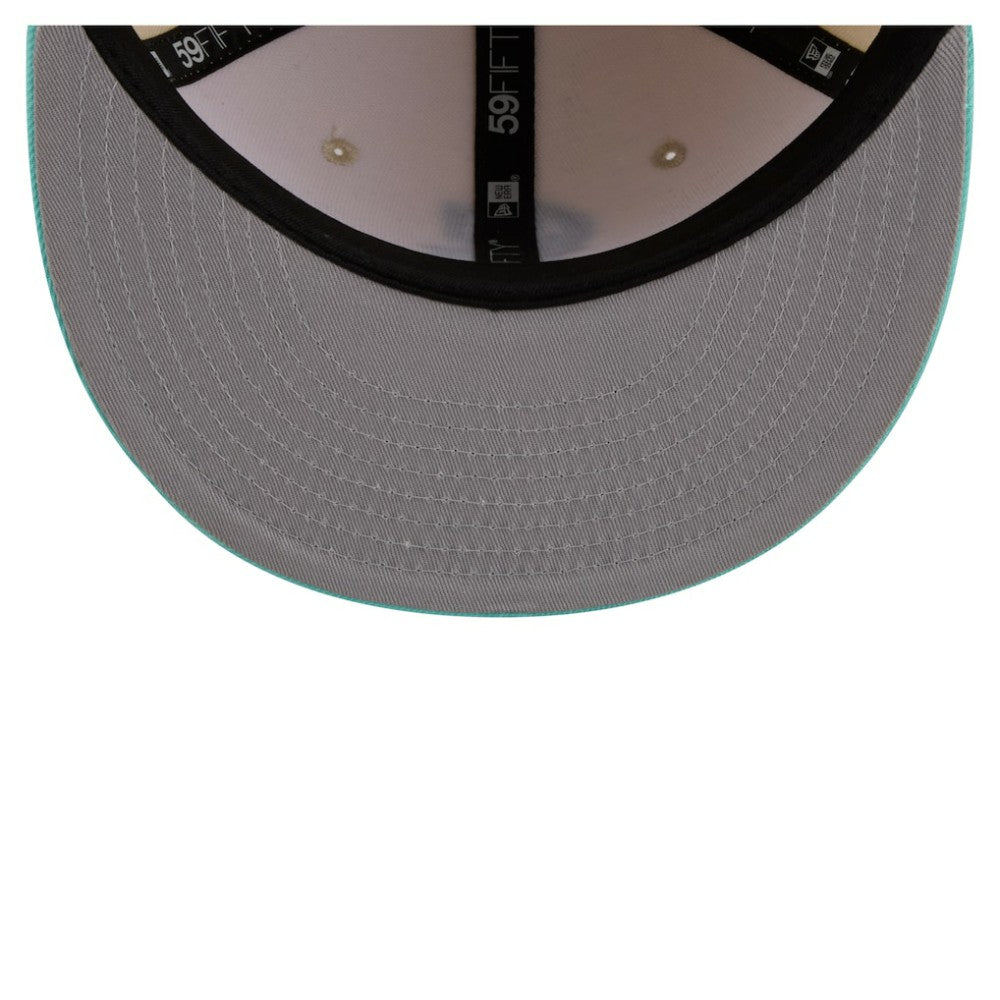 Seattle Mariners Two-Tone Color Pack 59FIFTY Fitted Hat Light Beige/Turquoise | New Era