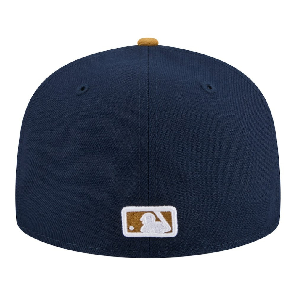Seattle Mariners Two-Tone Color Pack 59FIFTY Fitted Hat Navy/Khaki | New Era