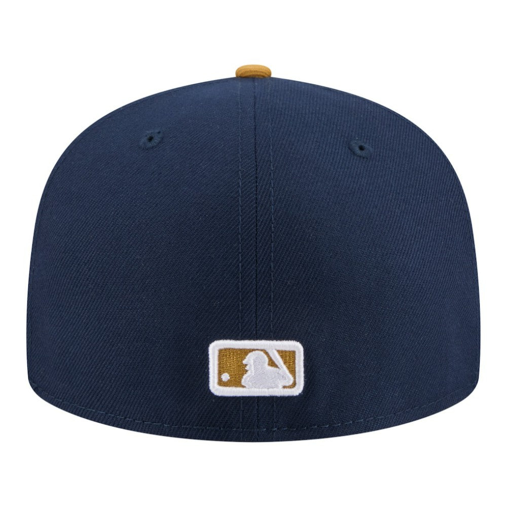 St. Louis Cardinals Two-Tone Color Pack 59FIFTY Fitted Hat Navy/Khaki | New Era