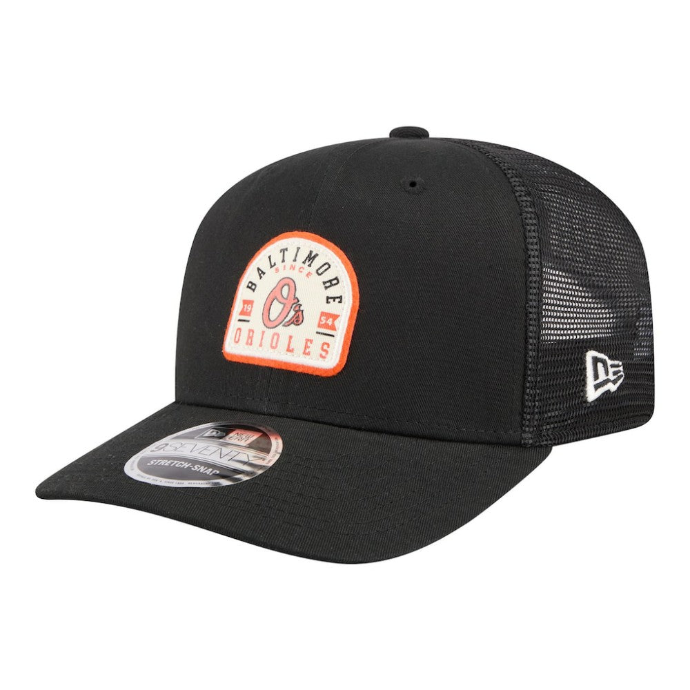 Baltimore Orioles Alternate Logo Contest 9SEVENTY Adjustable Trucker Hat Black | New Era