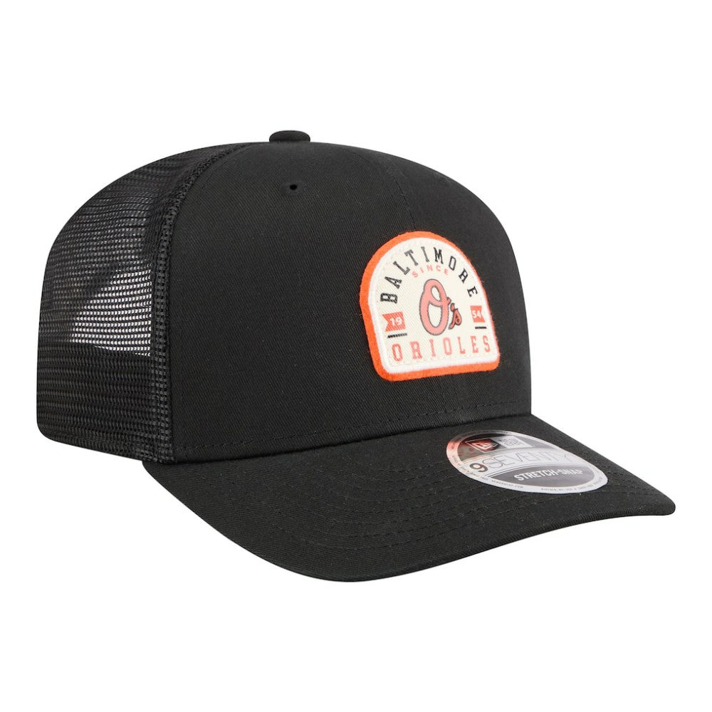 Baltimore Orioles Alternate Logo Contest 9SEVENTY Adjustable Trucker Hat Black | New Era