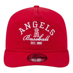 Los Angeles Angels Stacked 19TWENTY Adjustable Hat Red | New Era