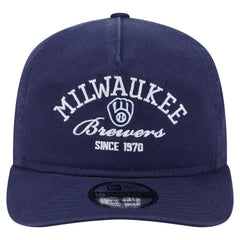 Milwaukee Brewers Stacked 19TWENTY Adjustable Hat Navy | New Era
