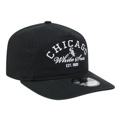 Chicago White Sox Stacked 19TWENTY Adjustable Hat Black | New Era