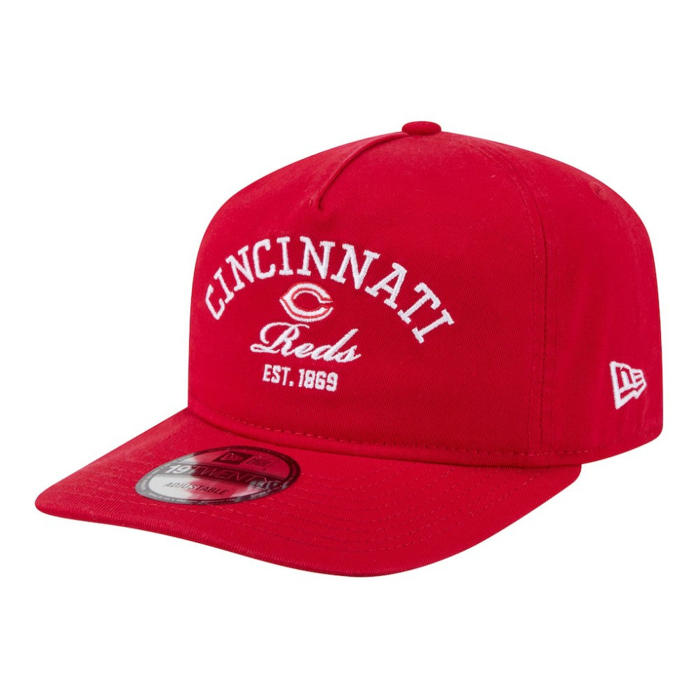 Cincinnati Reds Stacked 19TWENTY Adjustable Hat Red | New Era