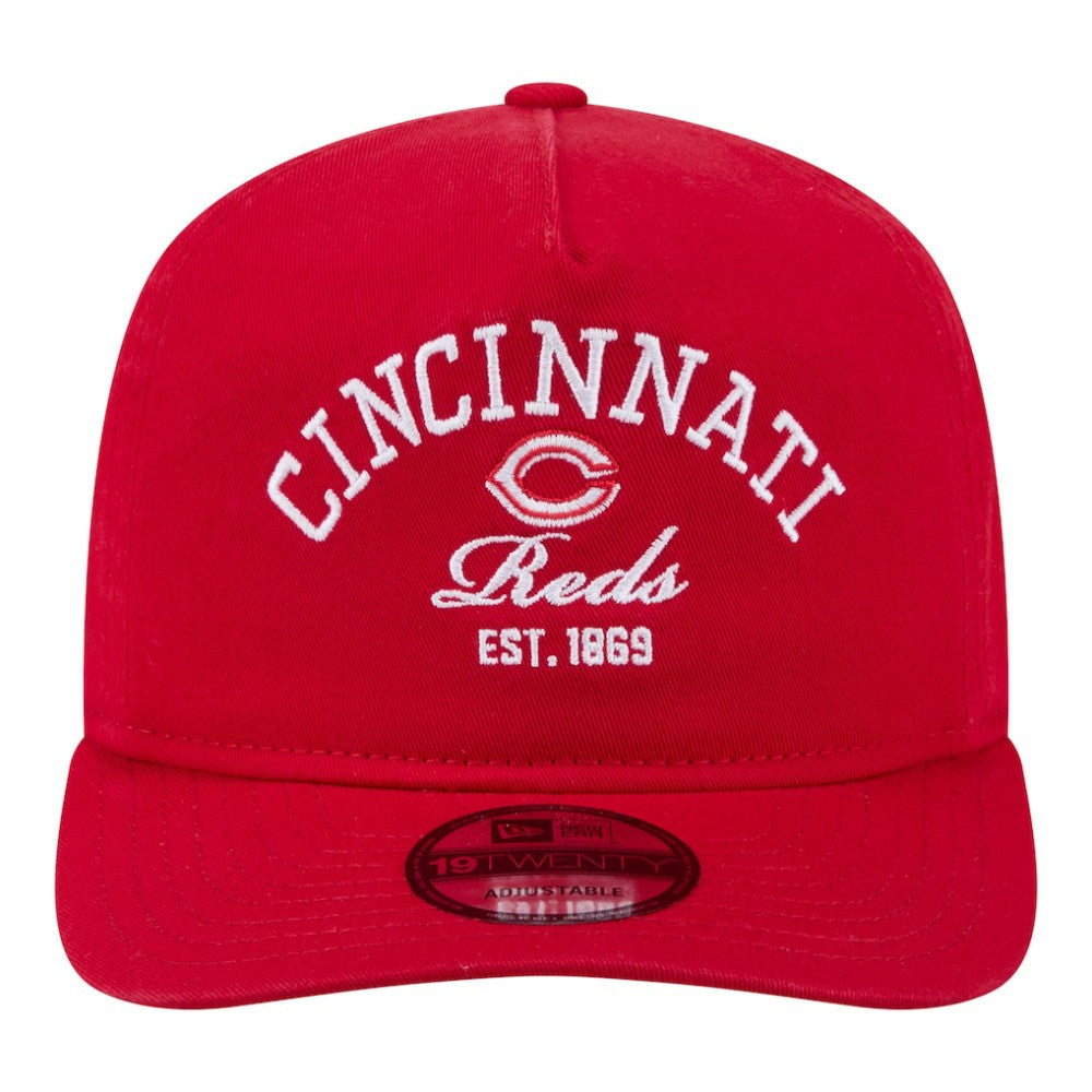 Cincinnati Reds Stacked 19TWENTY Adjustable Hat Red | New Era