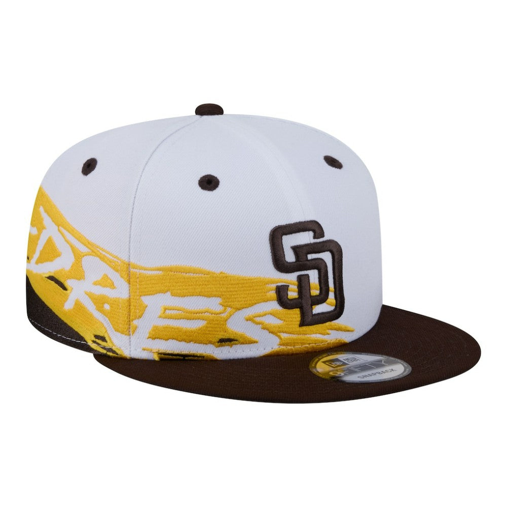 San Diego Padres 9FIFTY Snapback Hat White/Brown | New Era