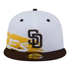 San Diego Padres 9FIFTY Snapback Hat White/Brown | New Era