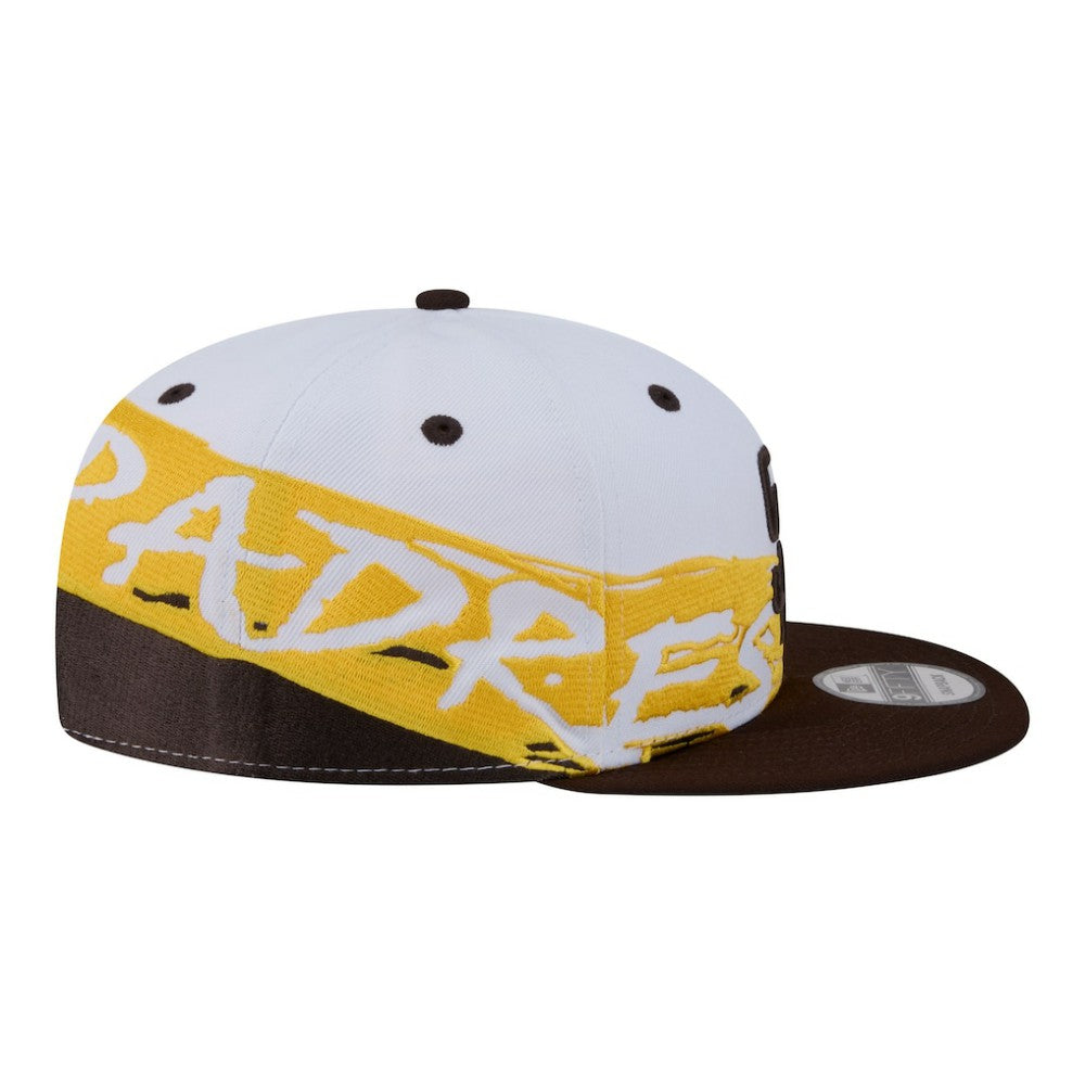 San Diego Padres 9FIFTY Snapback Hat White/Brown | New Era