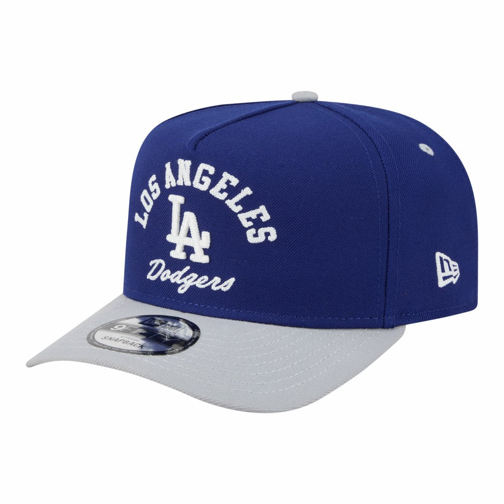 Los Angeles Dodgers Arched A-Frame 9FIFTY Adjustable Hat Royal/Gray | New Era