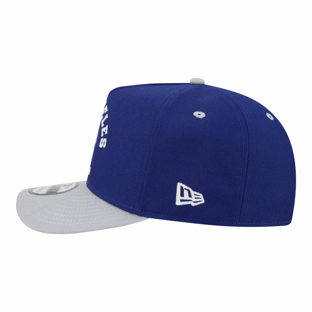 Los Angeles Dodgers Arched A-Frame 9FIFTY Adjustable Hat Royal/Gray | New Era
