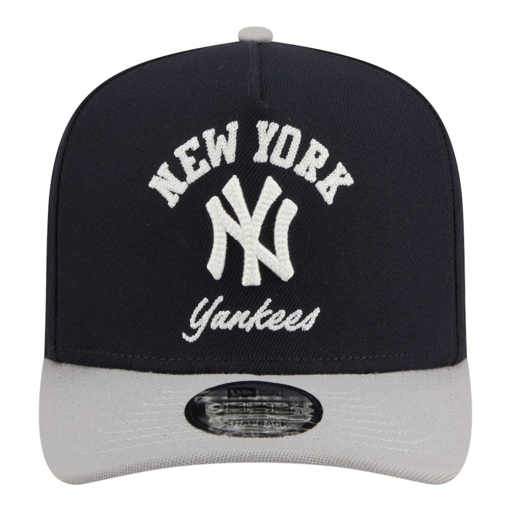 New York Yankees Arched A-Frame 9FIFTY Adjustable Hat Navy | New Era