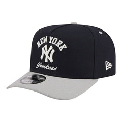 New York Yankees Arched A-Frame 9FIFTY Adjustable Hat Navy | New Era